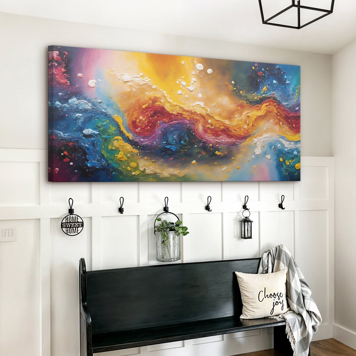 Chroma Nova Abstract Canvas Wall Art