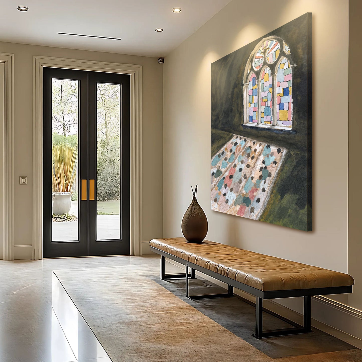 Sacred Reflection Faith Canvas Wall Art