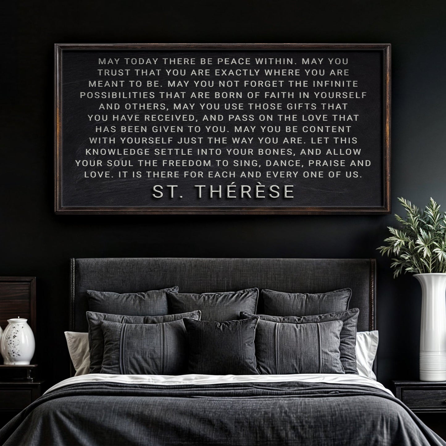 May Today There Be Peace Within Inspirational Canvas Art