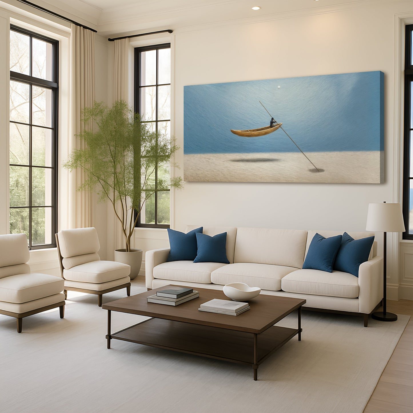 Sand Drifter Coastal Canvas Wall Art