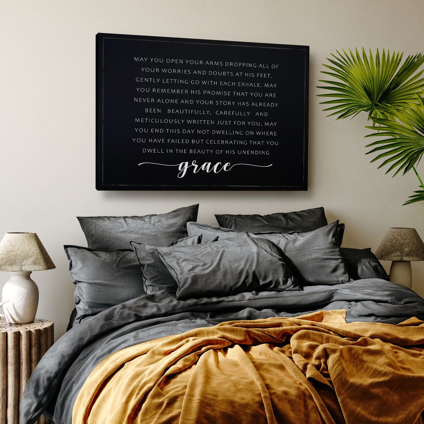 Unending Grace Faith Canvas Wall Art