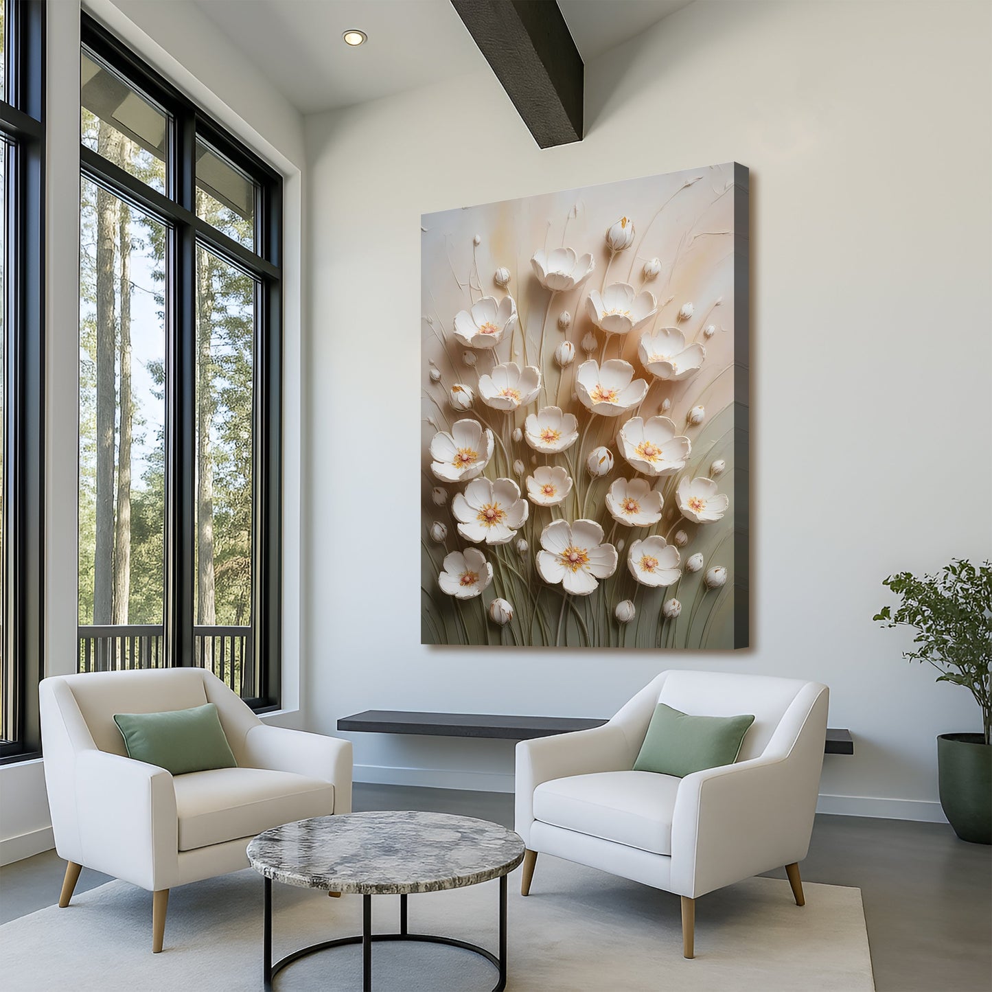 Floral Canvas Wall Art