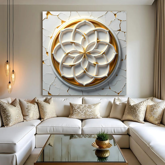 Flower of Life Canvas Wall Art
