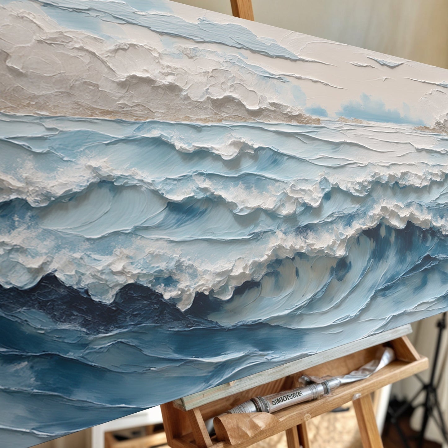 Ocean Embrace Coastal Canvas Wall Art