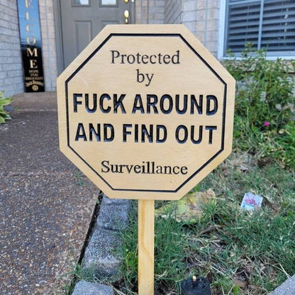 HumorGuard: The Security Sign That Dares Trespassers!