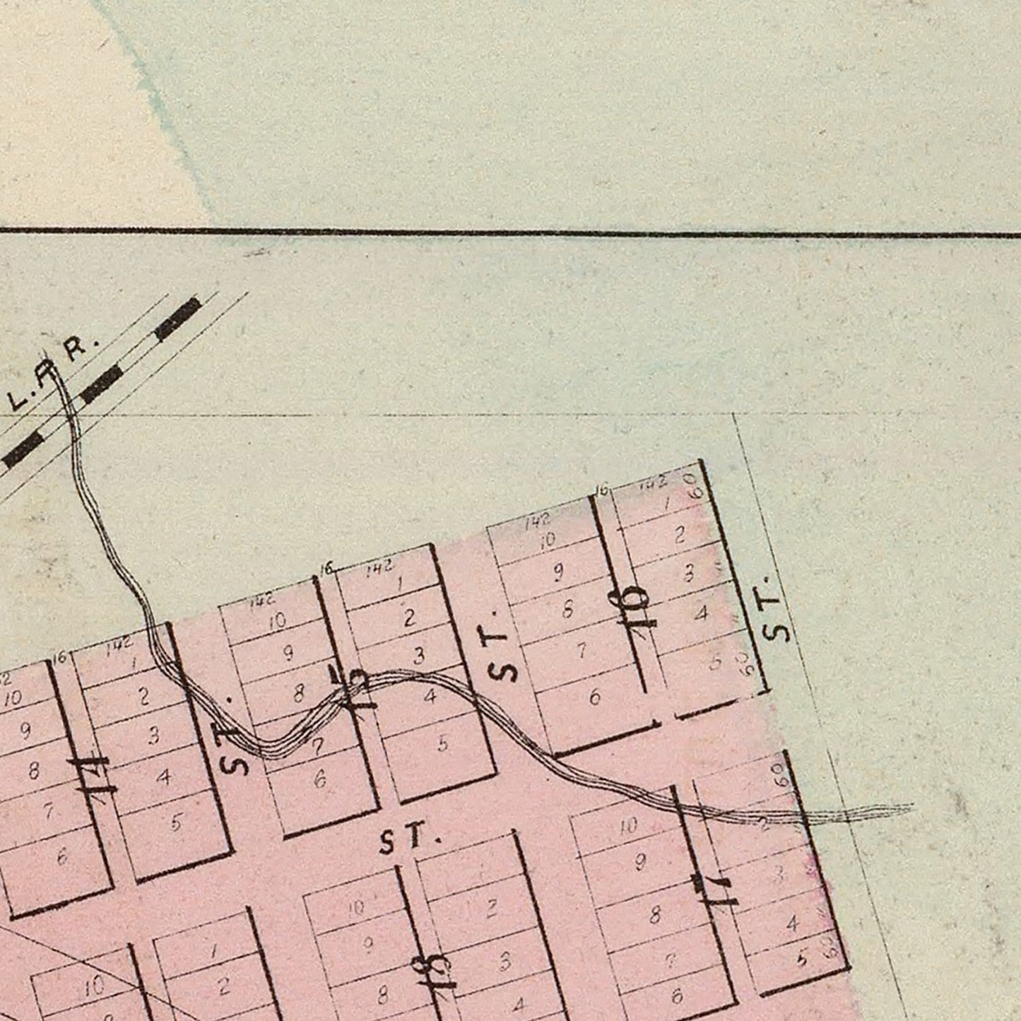 Vintage Map of Carver, Minnesota, 1874