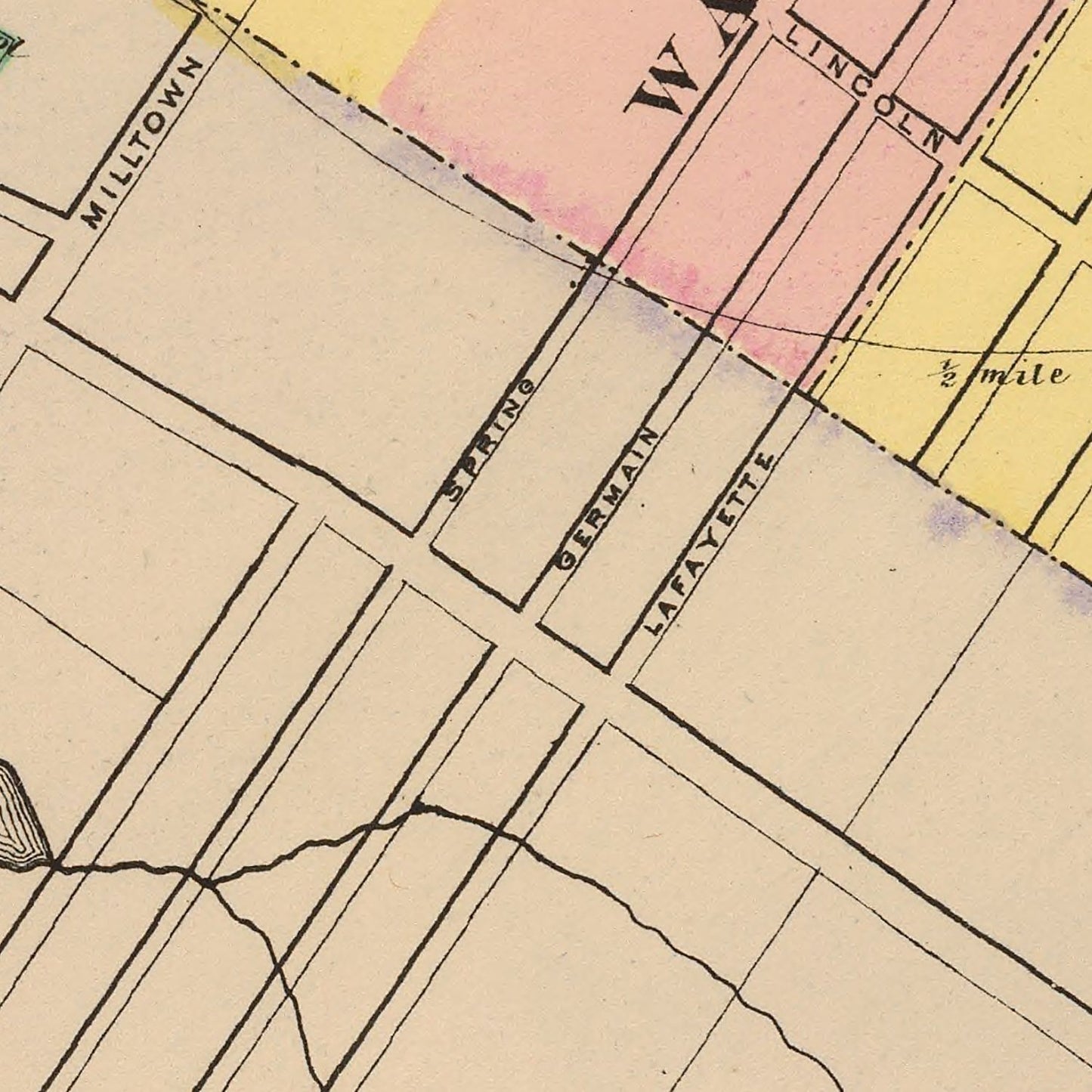 Vintage Map of Calais, Maine, 1894 | Wall Art