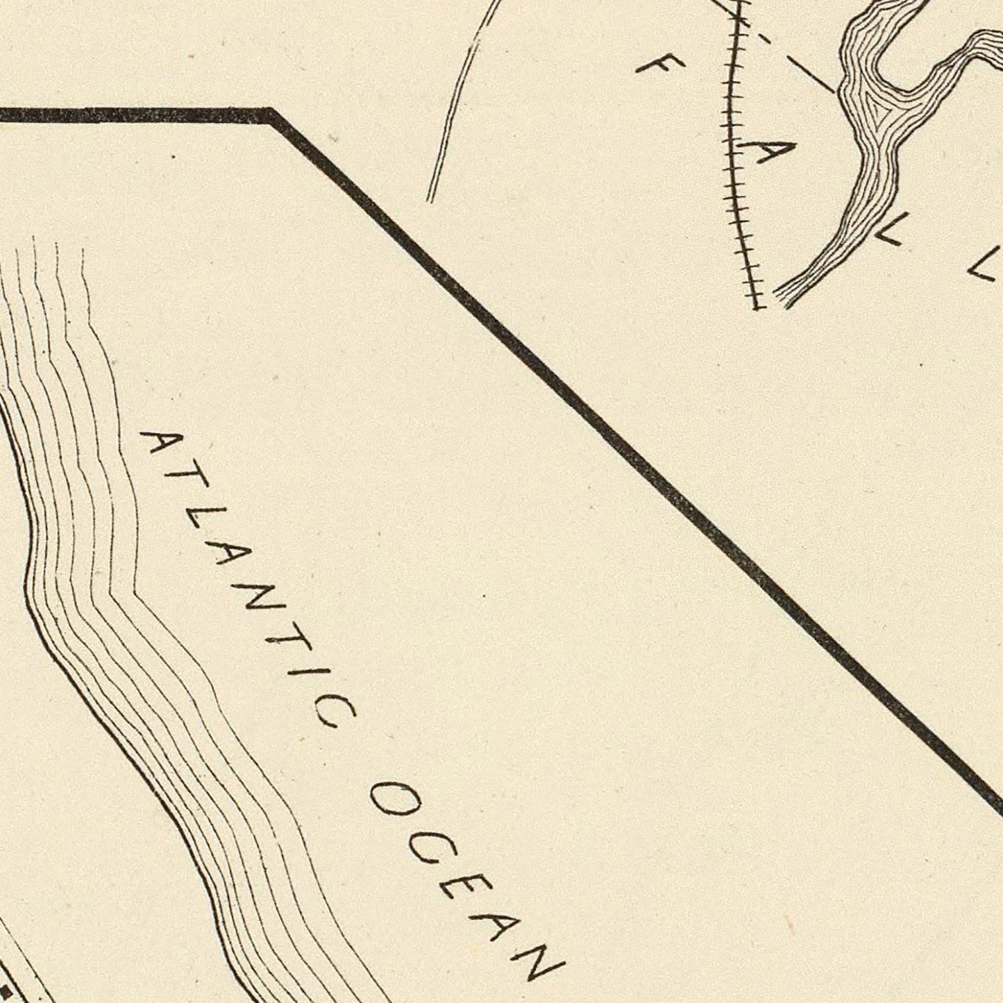 Vintage Map of Hampton, New Hampshire, 1892