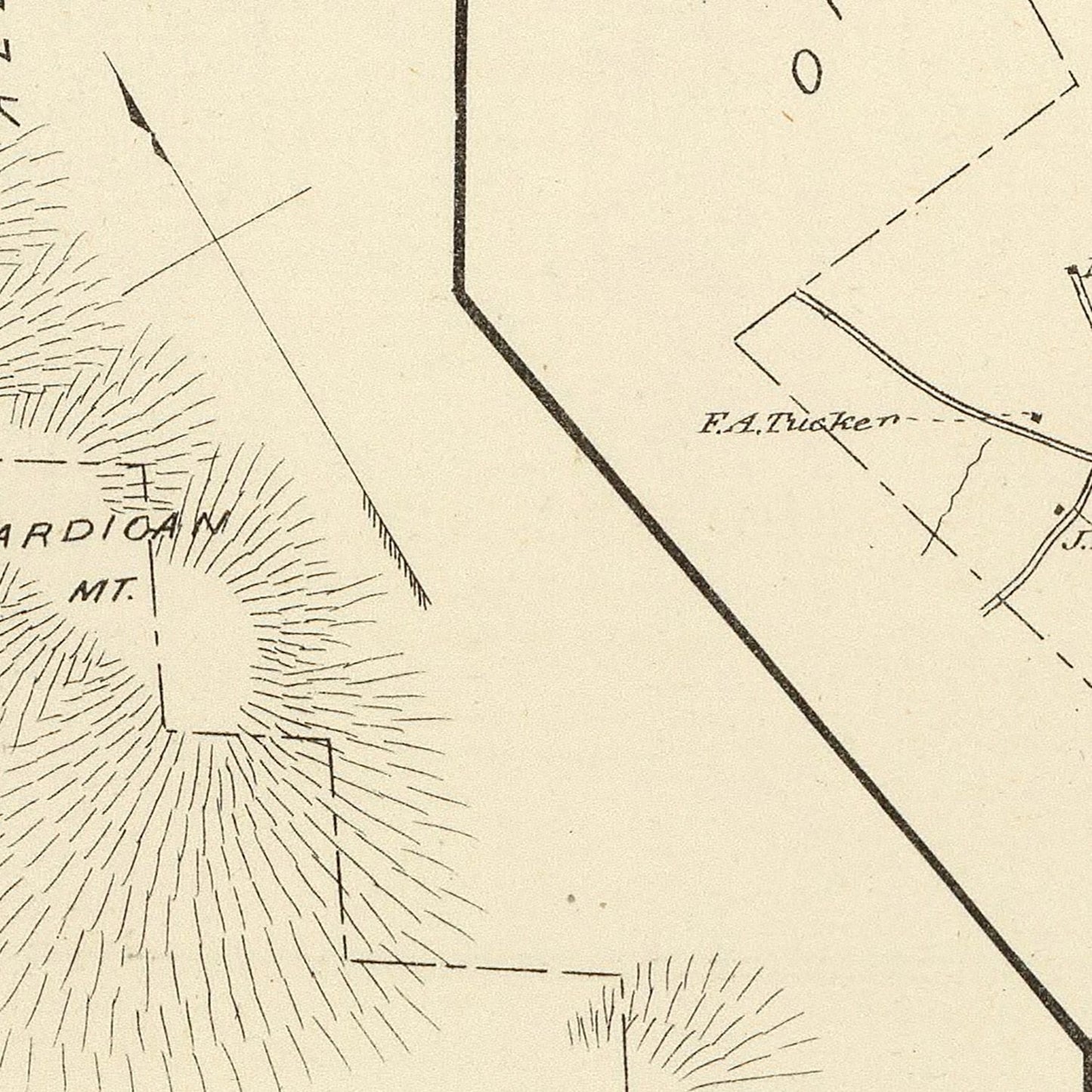 Vintage Map of Alexandria, New Hampshire, 1892