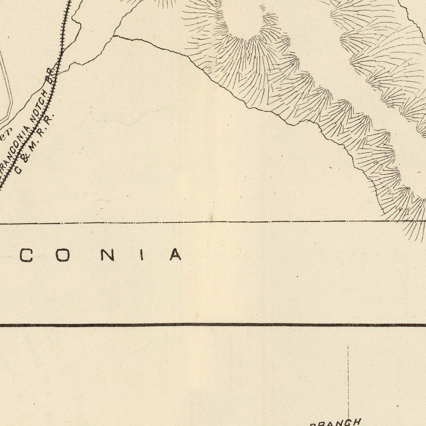 Vintage Map of Bethlehem, New Hampshire, 1892