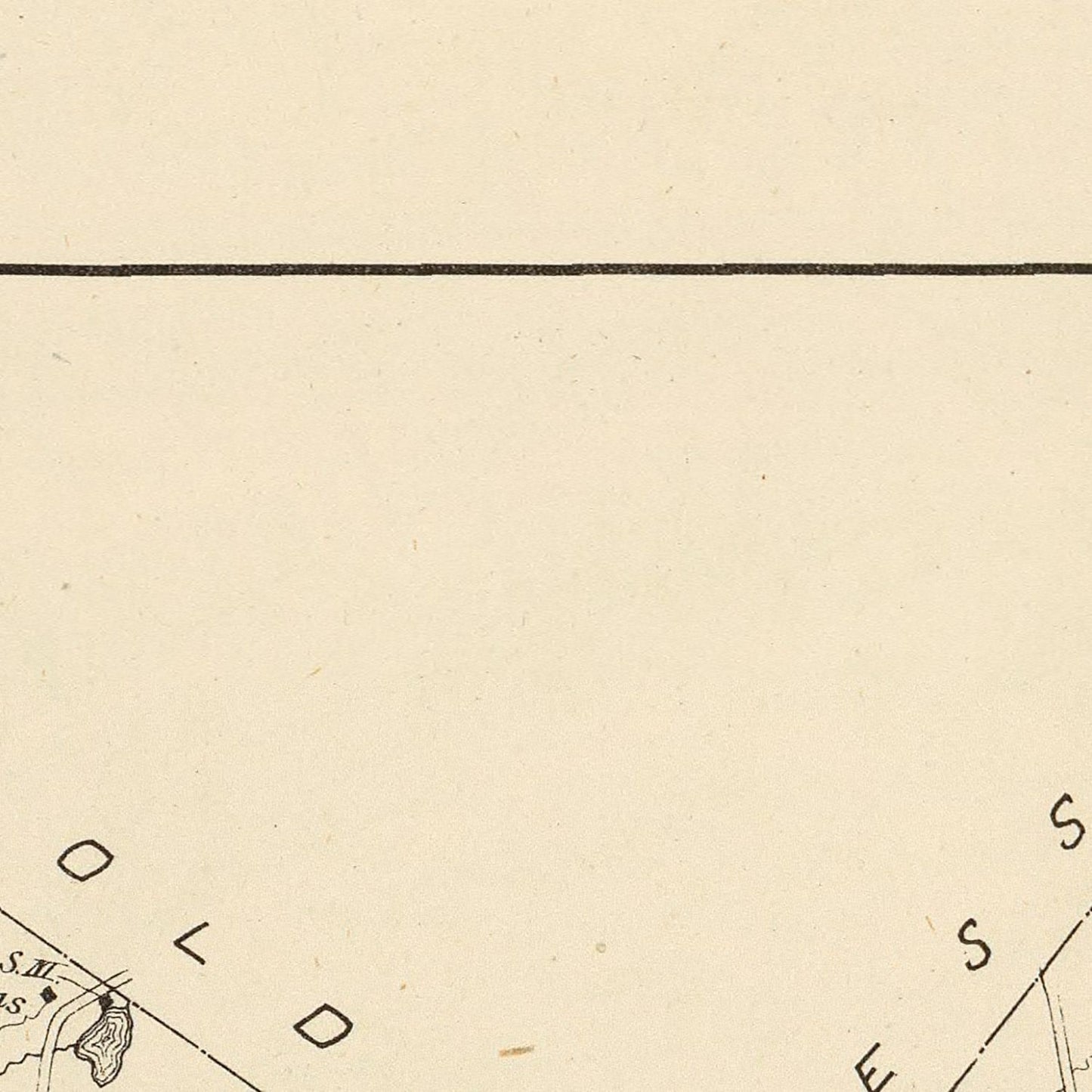 Vintage Map of Center Harbor, New Hampshire, 1892