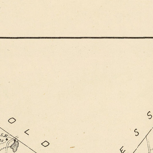 Vintage Map of Center Harbor, New Hampshire, 1892