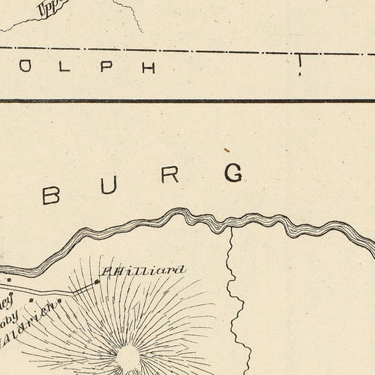 Vintage Map of Berlin, New Hampshire, 1892