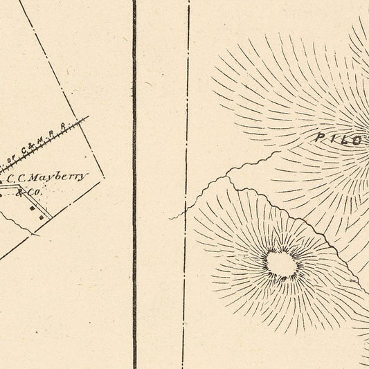 Vintage Map of Stark, New Hampshire, 1892