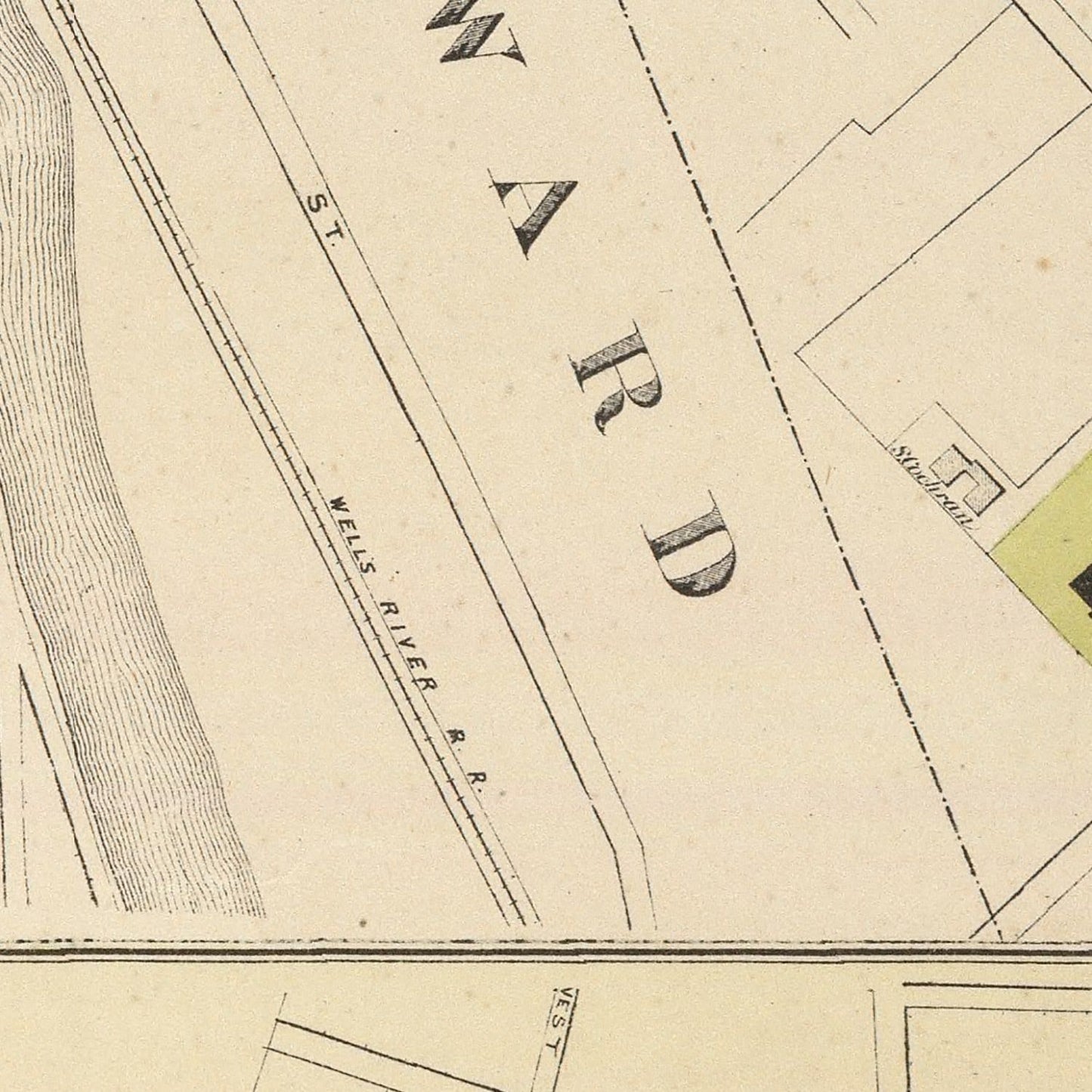 Vintage Map of Montpelier, Vermont, 1876