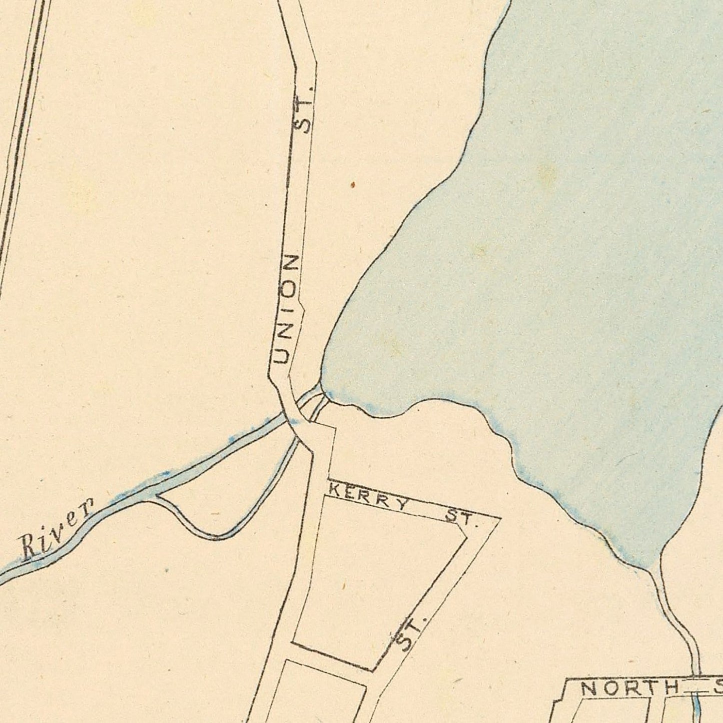 Vintage Map of Manchester, Connecticut, 1893