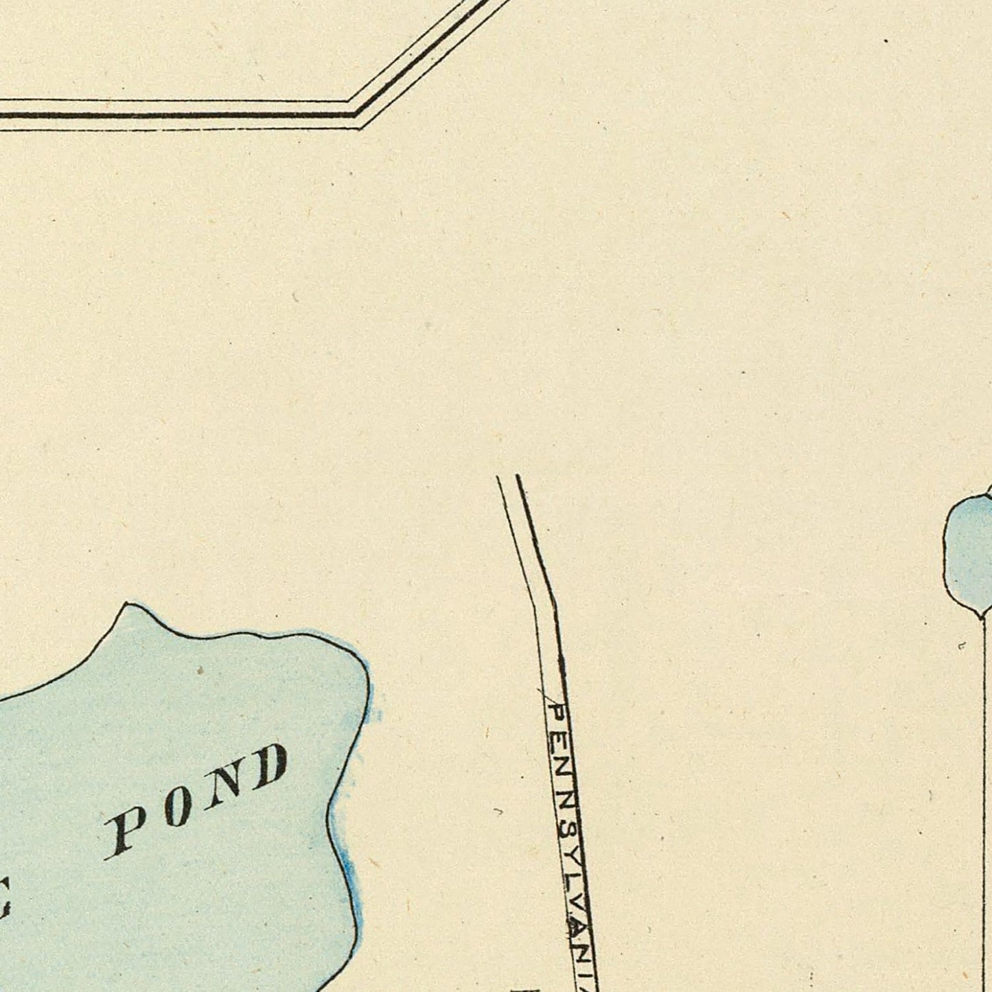 Vintage Map of Jewett City, Connecticut, 1893
