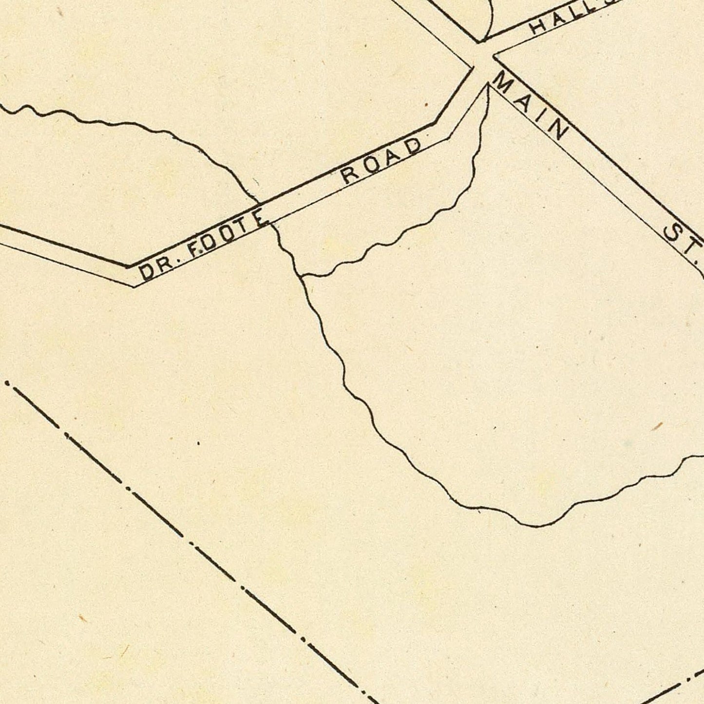 Vintage Map of Baltic, Connecticut, 1893