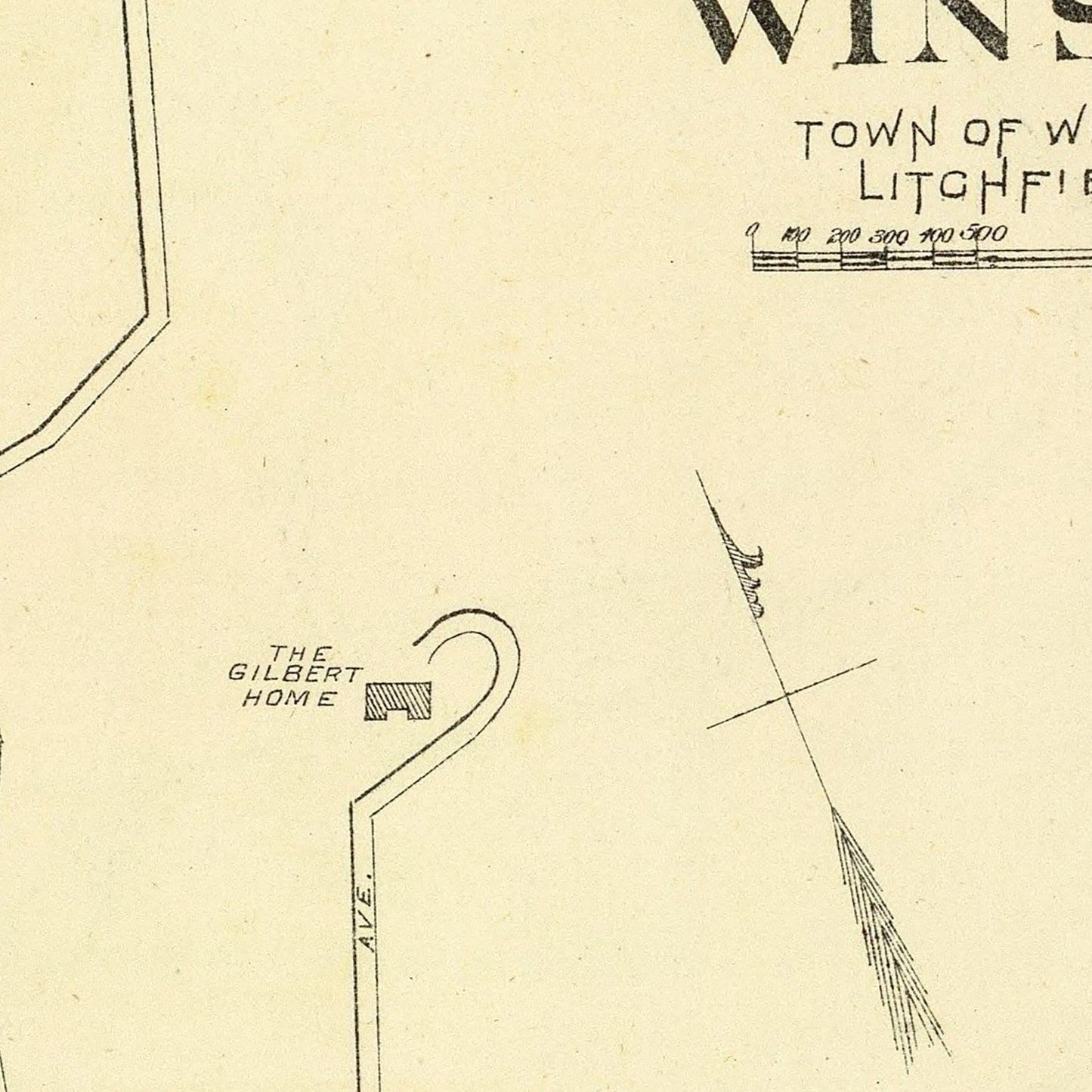 Vintage Map of Terryville, Connecticut, 1893