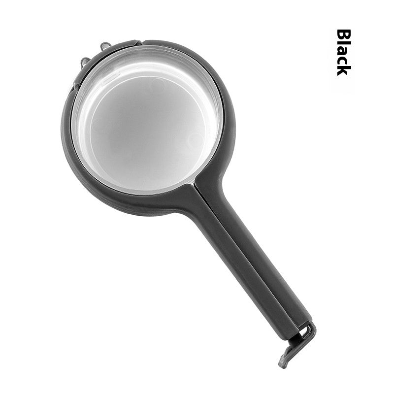 Black Reusable bag sealer clips