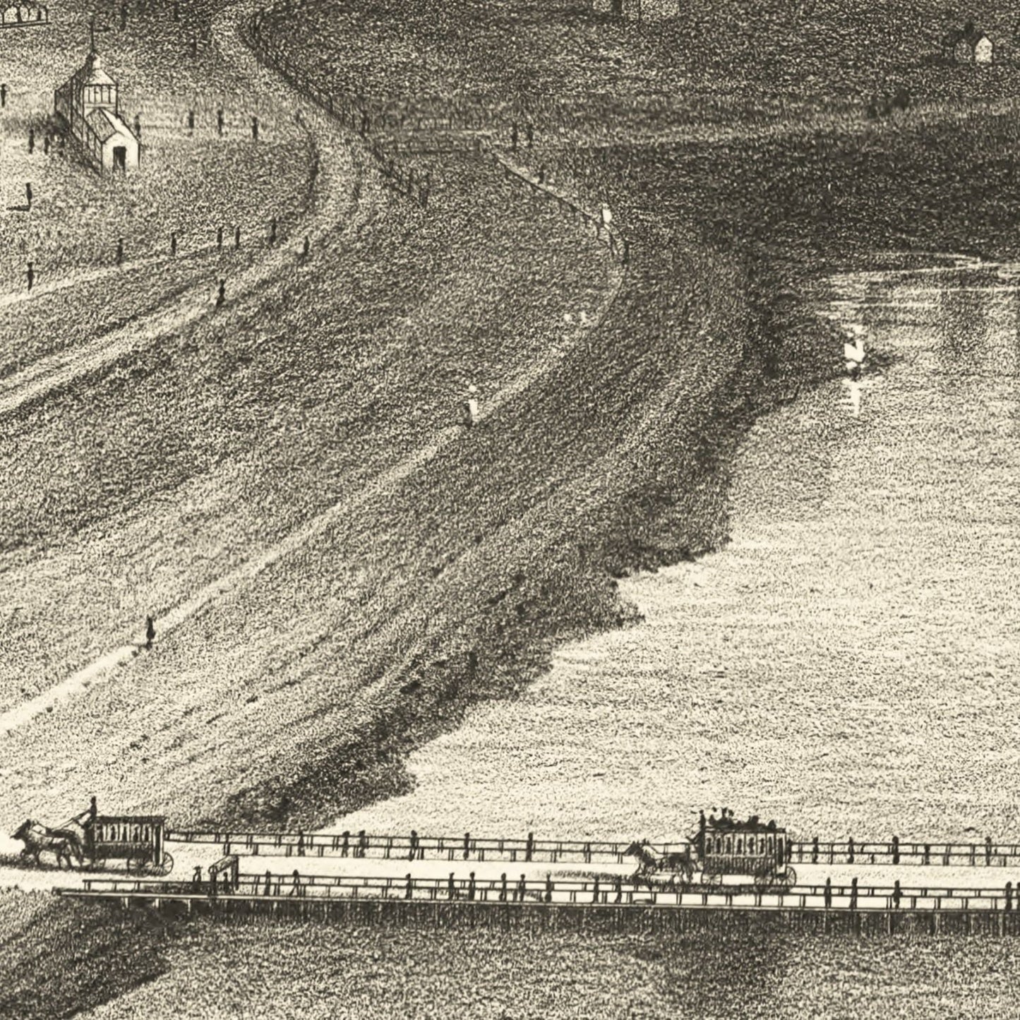 Vintage Map of Nantasket Beach, Massachusetts, 1879