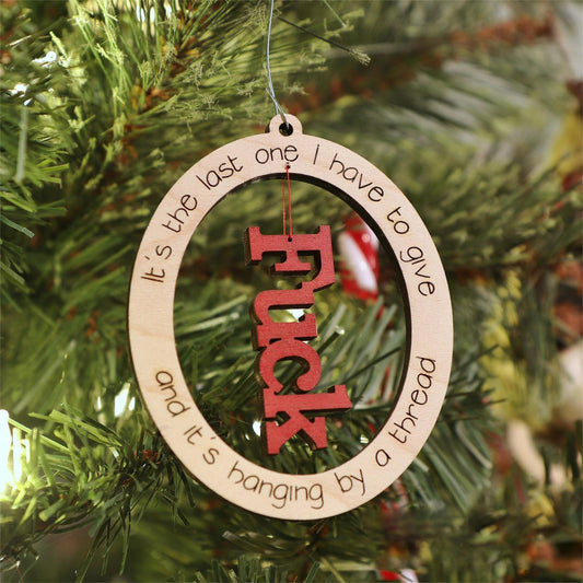 The Last F* Ornament – A Hilarious Holiday Relic for Those Who’ve Had Enough!