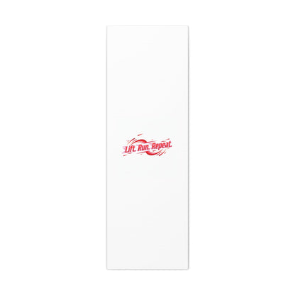 Lift Run Repeat Gym Motivation Canvas Wall Art