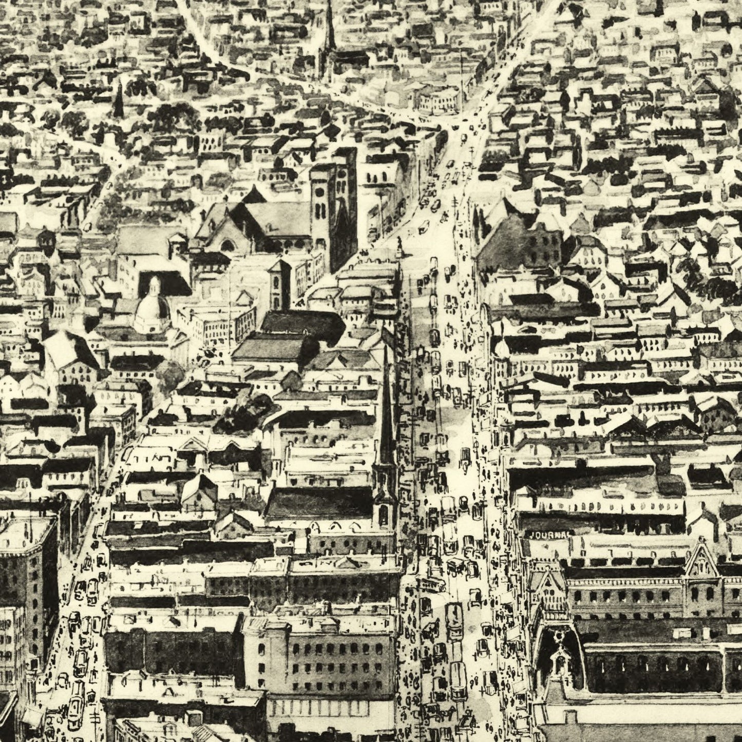 Vintage Map of Providence, Rhode Island, 1895