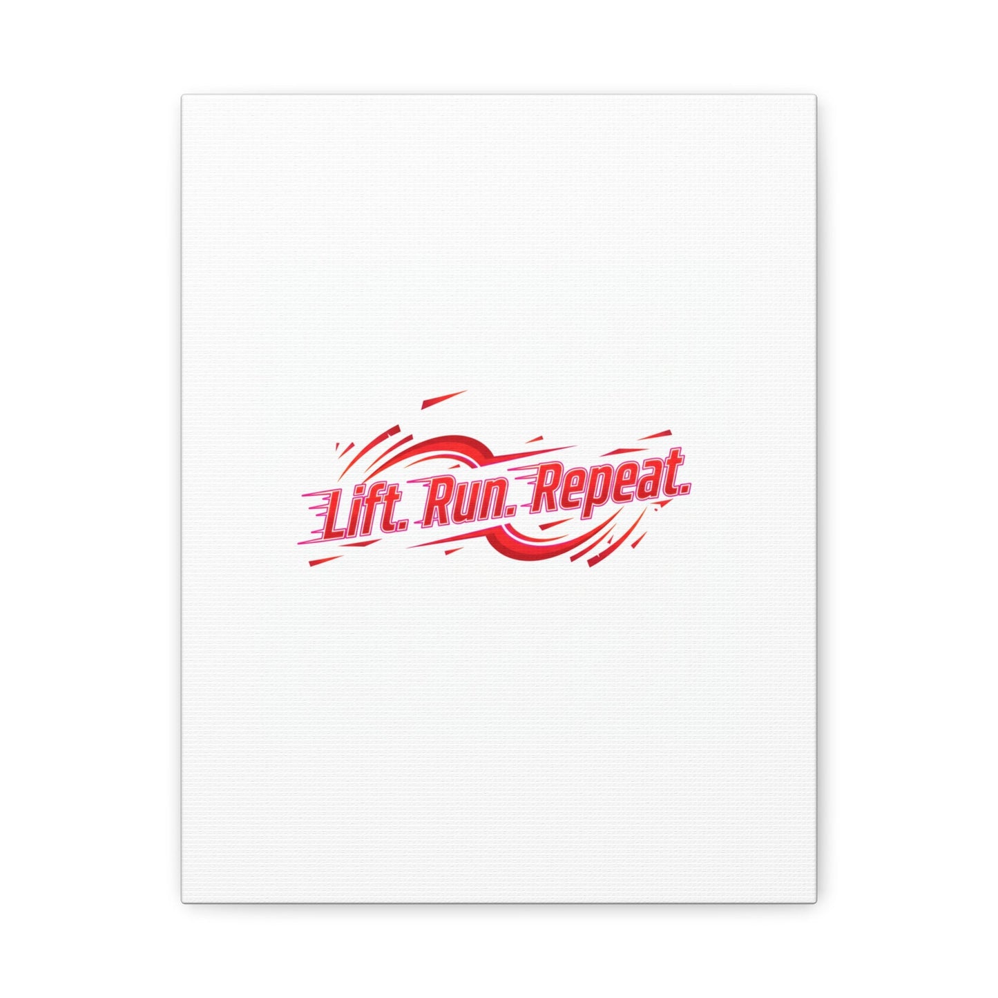 Lift Run Repeat Canvas | Fitness Wall Art, Gym Motivation
