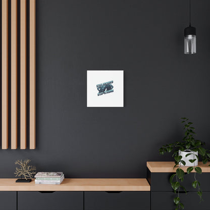 Stay Focused Stay Strong Gym Canvas Wall Art