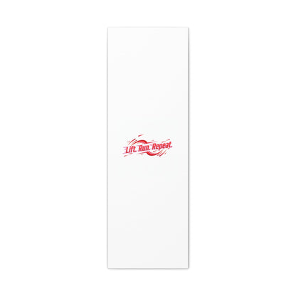 Lift Run Repeat Gym Motivation Canvas Wall Art