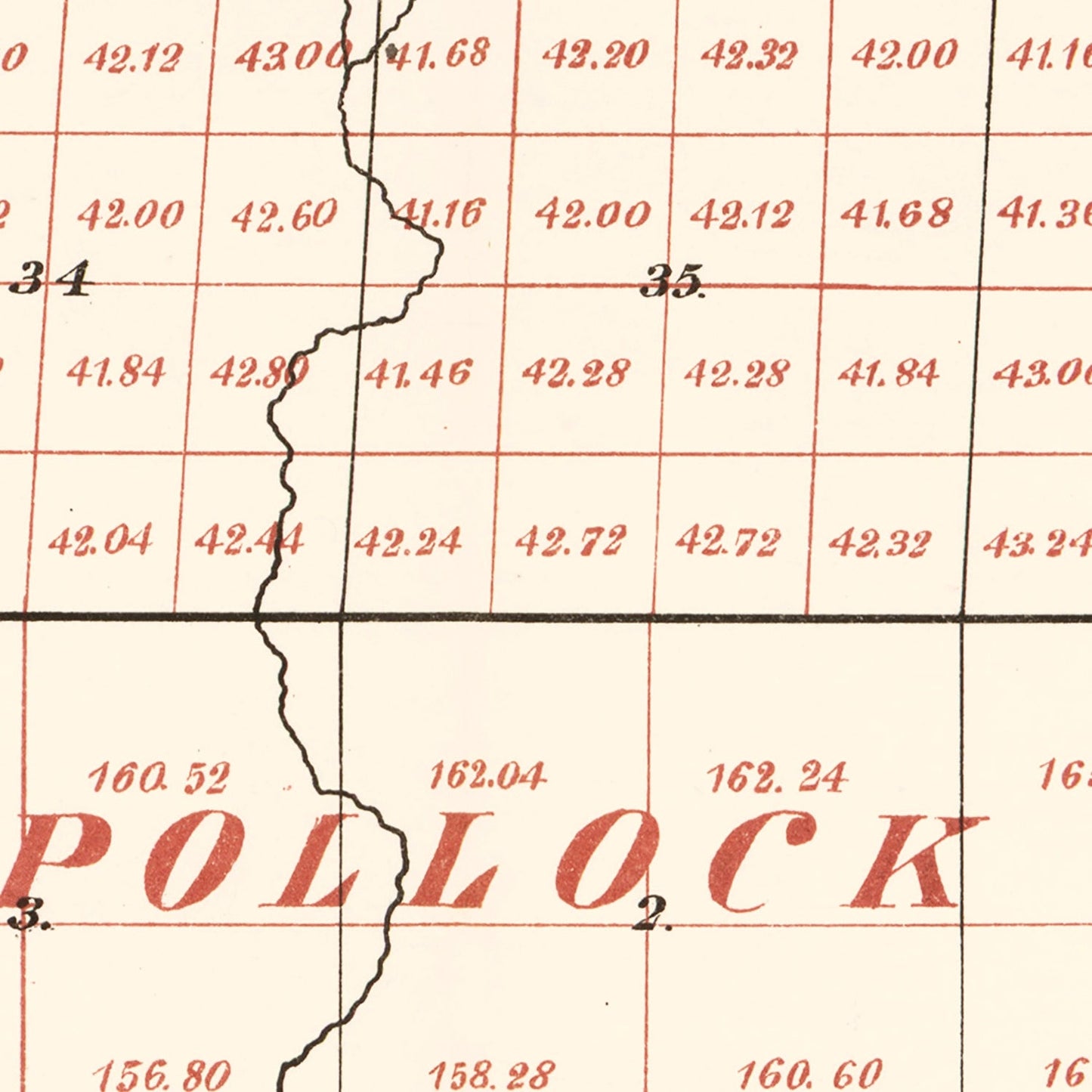 Vintage Map of Livingston Parish, Louisiana, 1870