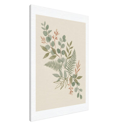 Sage Botanica Boho Botanical Print - 70x100 cm / 28x40″ / Canvas - Sparkycare