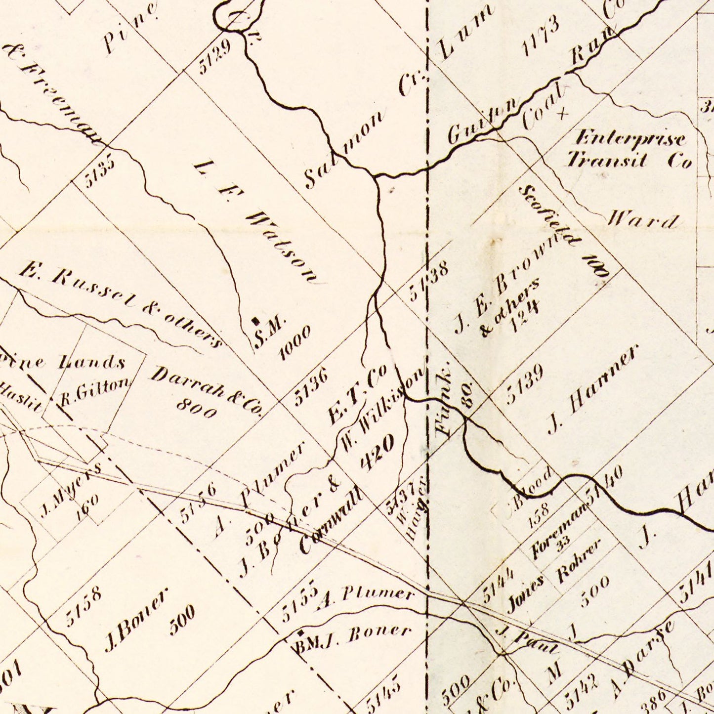 Vintage Map of Forest County, Pennsylvania, 1881