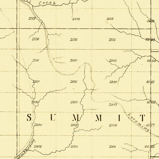 Vintage Map of Potter County, Pennsylvania, 1856