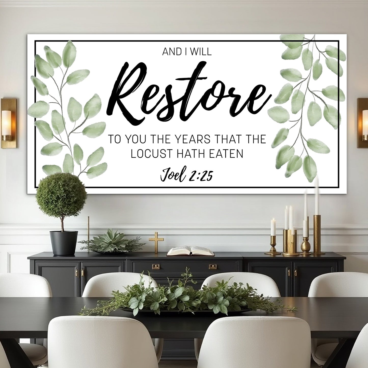 And I will restore to you Joel 2:25 faith sign