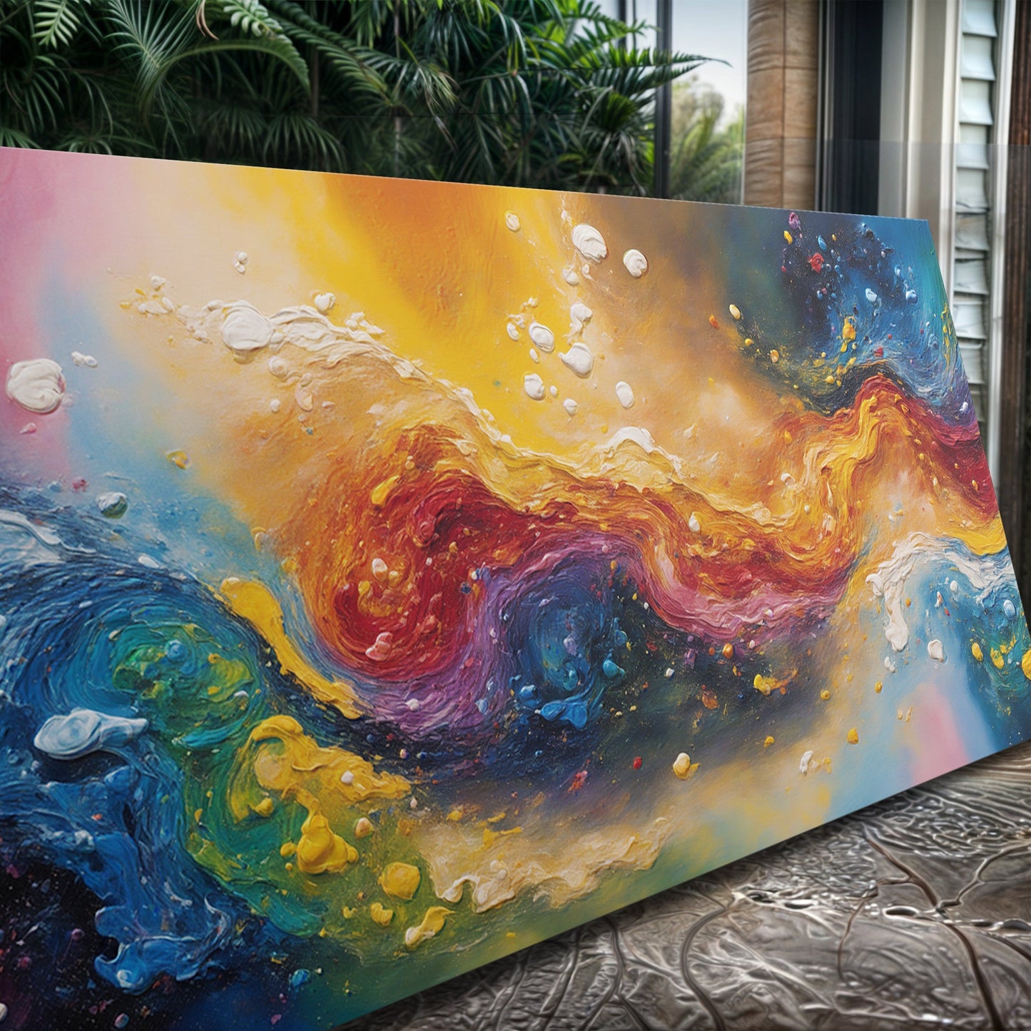 Chroma Nova Abstract Canvas Wall Art