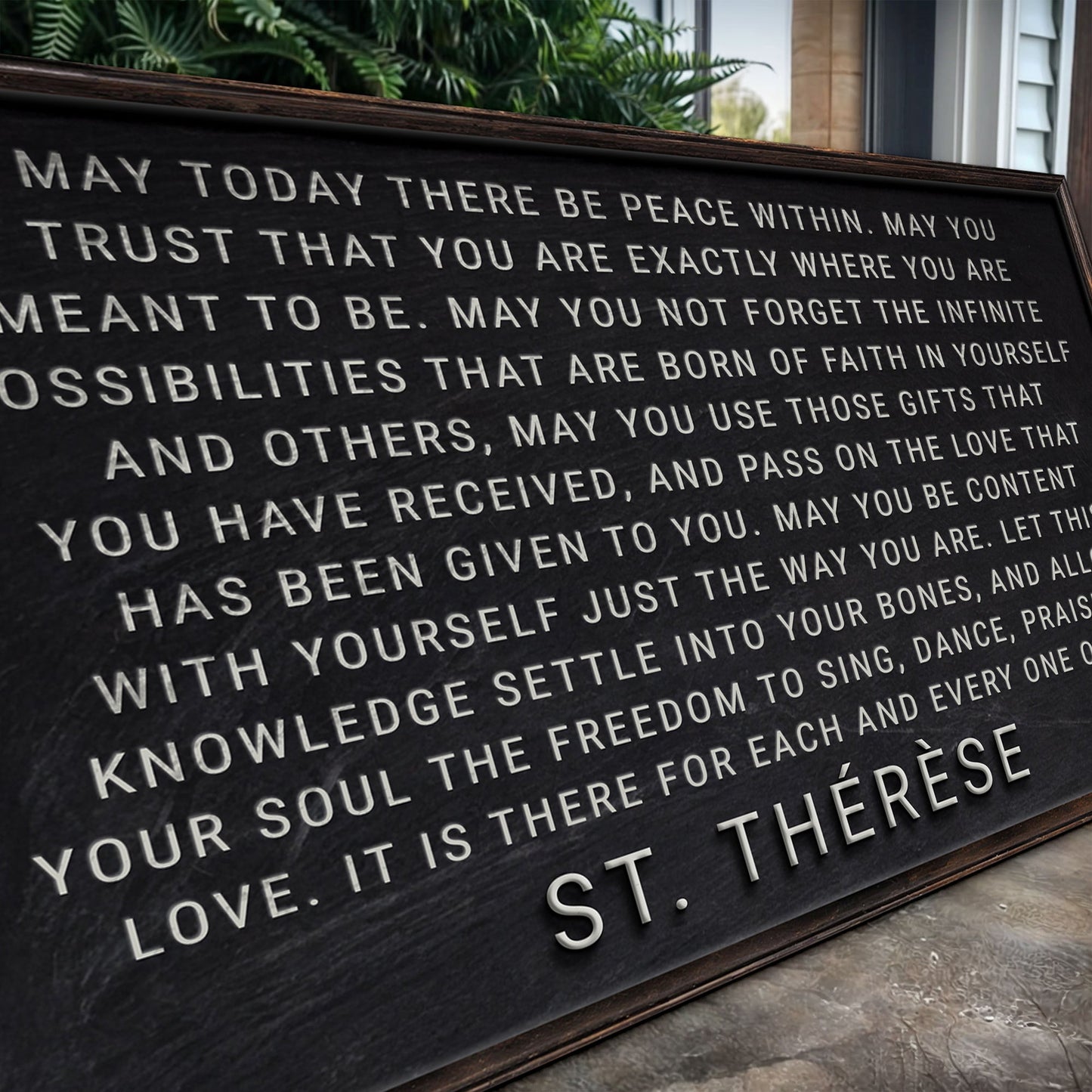 May Today There Be Peace Within Inspirational Canvas Art