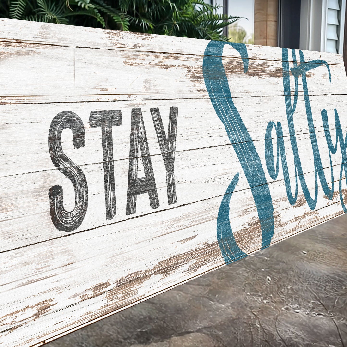 Stay Salty Coastal Lifestyle Canvas Wall Art