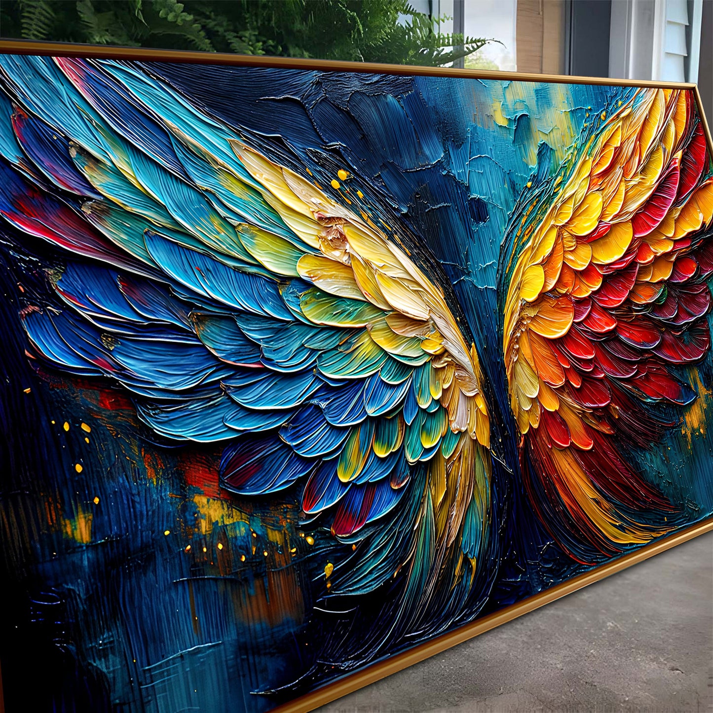 Wings of Fire Canvas Wall Art