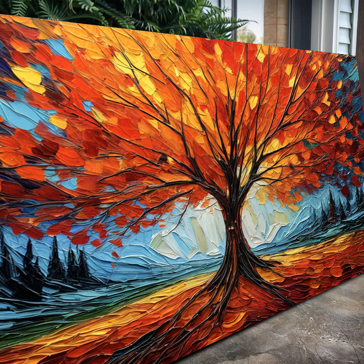 Autumn Fire Canvas Wall Art