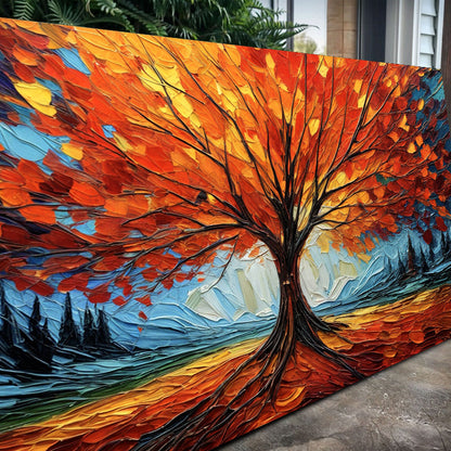 Autumn Fire Canvas Wall Art