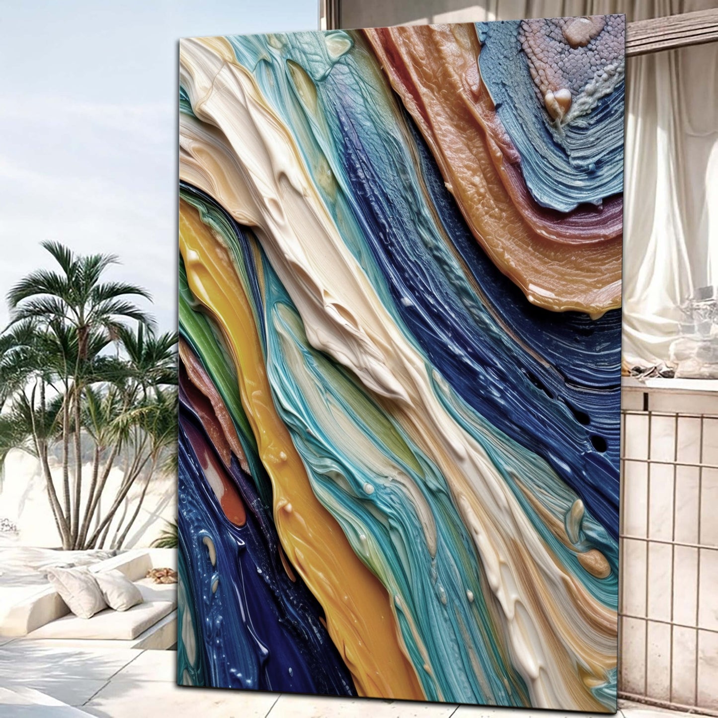 Ocean Waves Canvas Wall Art - Coastal Seascape