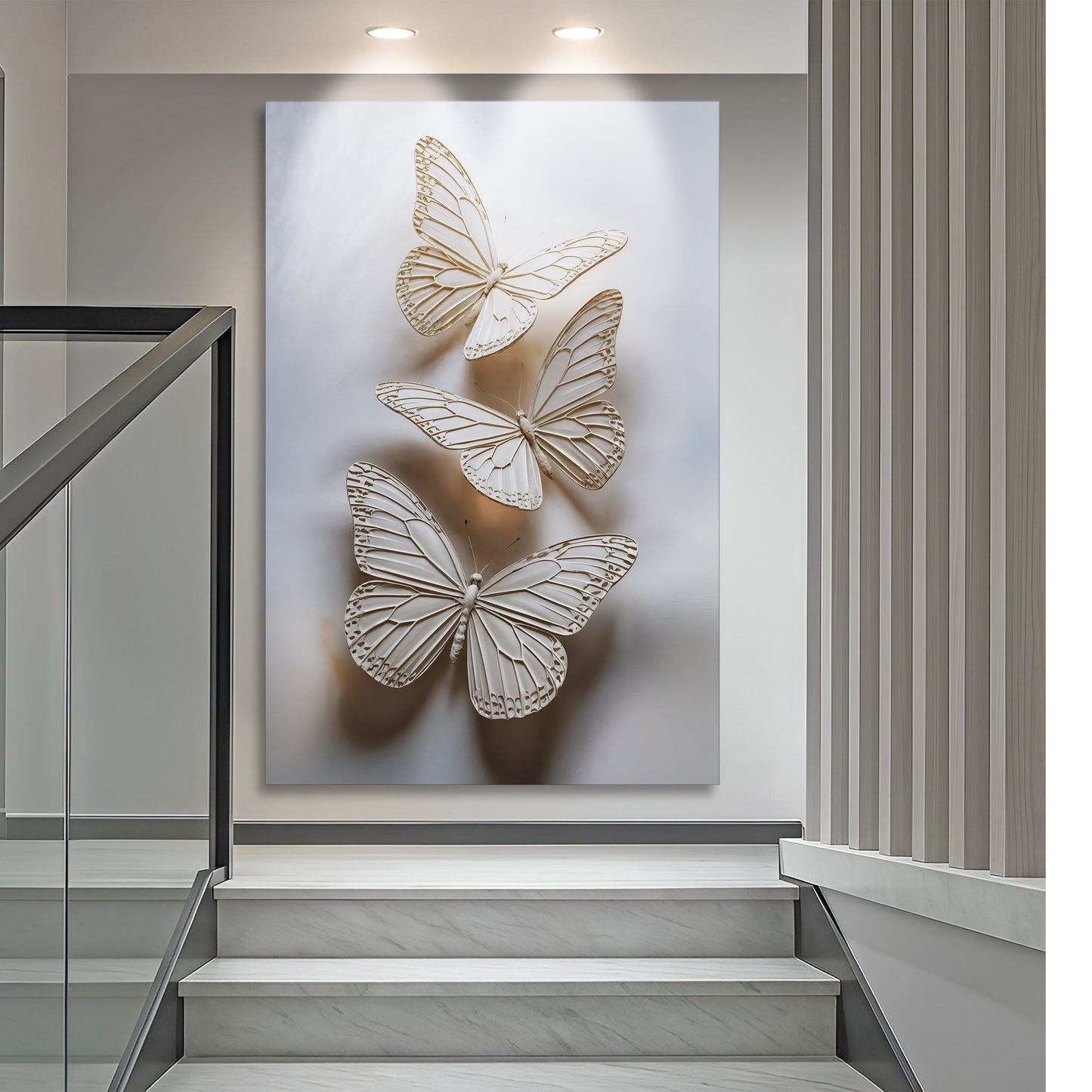 Delicate Flight Canvas Wall Art