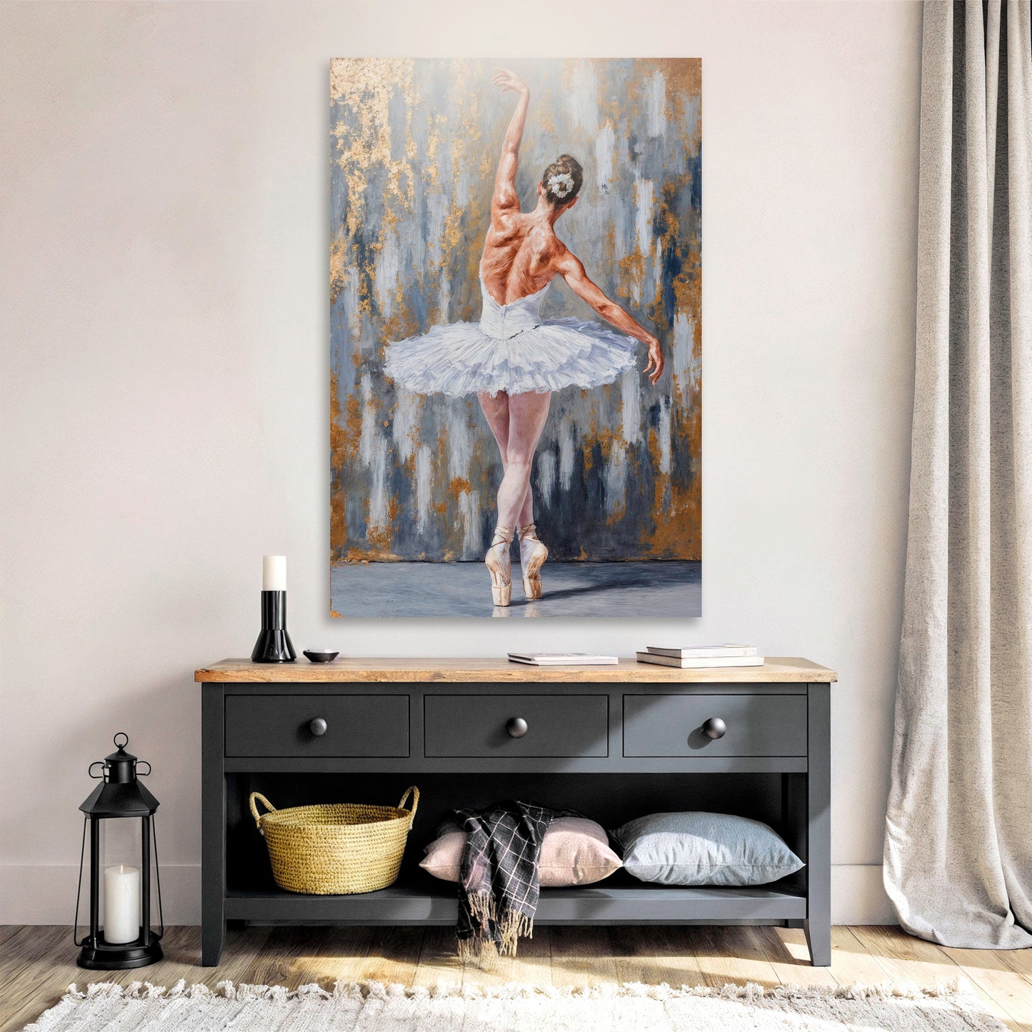 Ballet Elegance Canvas Wall Art