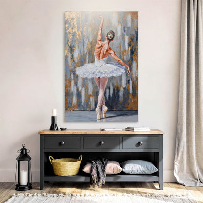 Ballet Elegance Canvas Wall Art