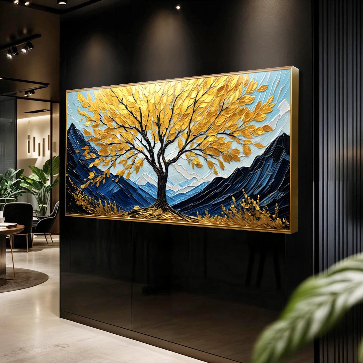 Golden Sanctuary Canvas Wall Art - Nature Landscape Print