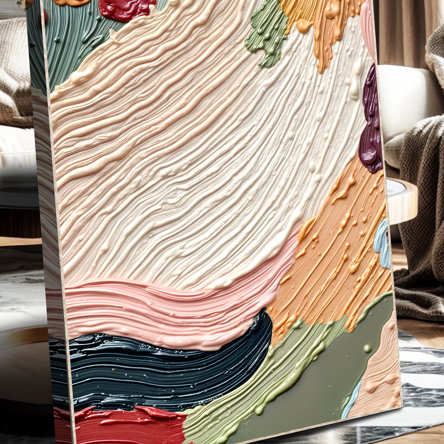 Colorful Abstract Canvas Wall Art