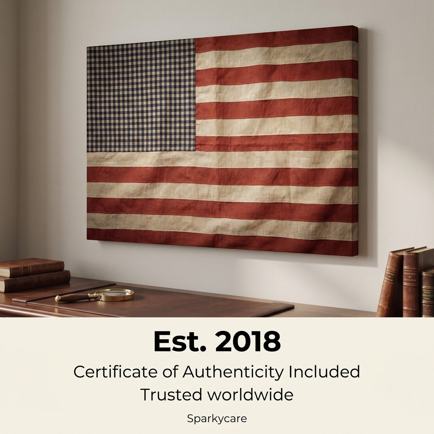 American Flag Canvas Wall Art