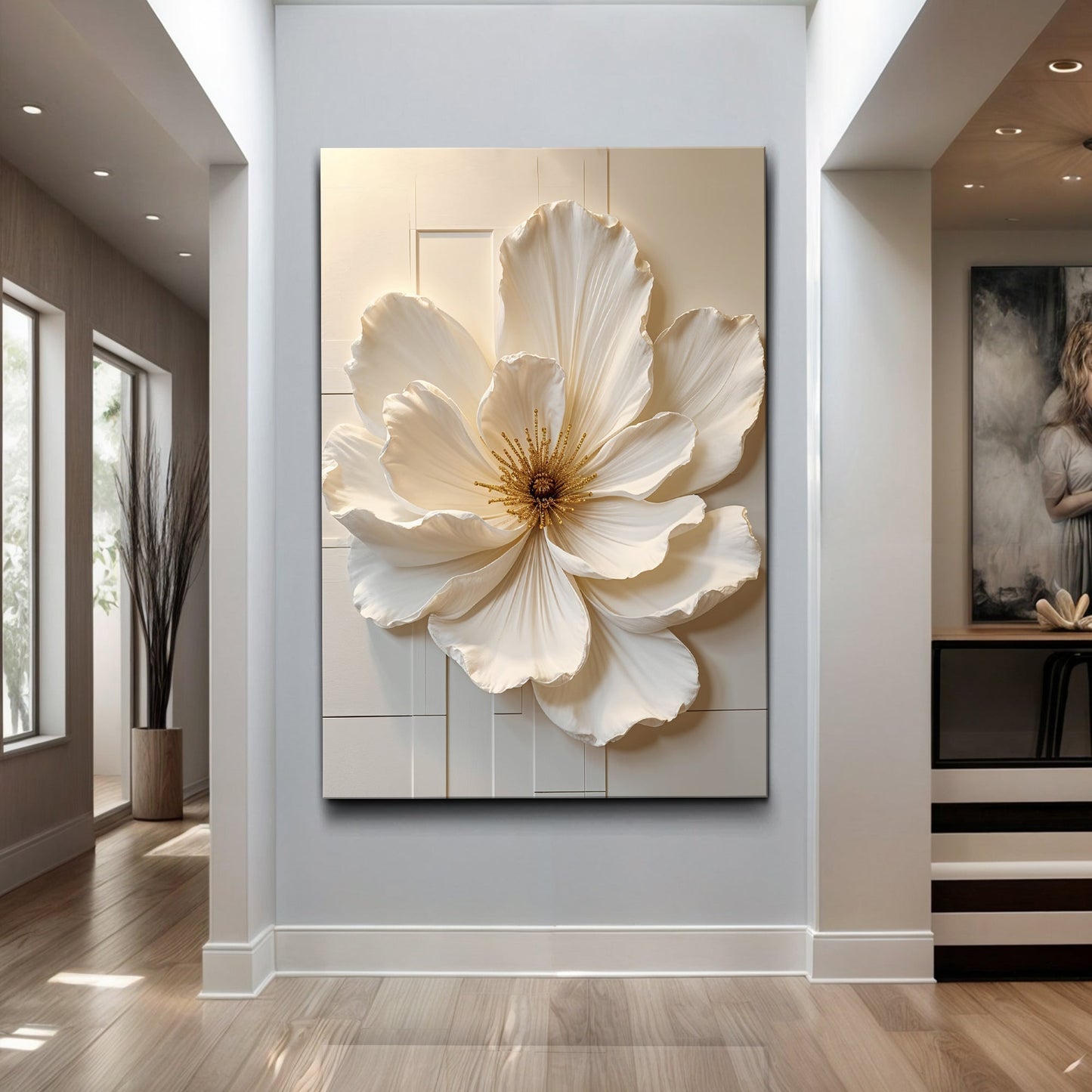 Bloom Essence Floral Canvas Wall Art